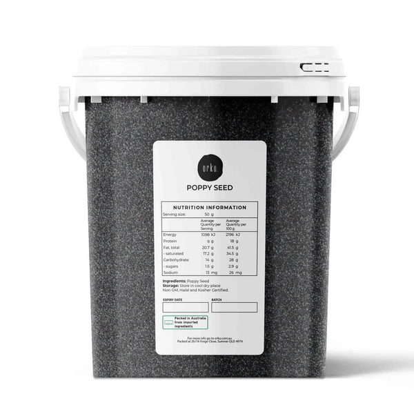 Orku 800g Poppy Seeds Unwashed Bucket Papaver Somniferum For Baking Decorating