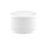 10x 250ml Clear HDPE Round Bottle + 28/410 Caps - Empty Plastic Food Storage