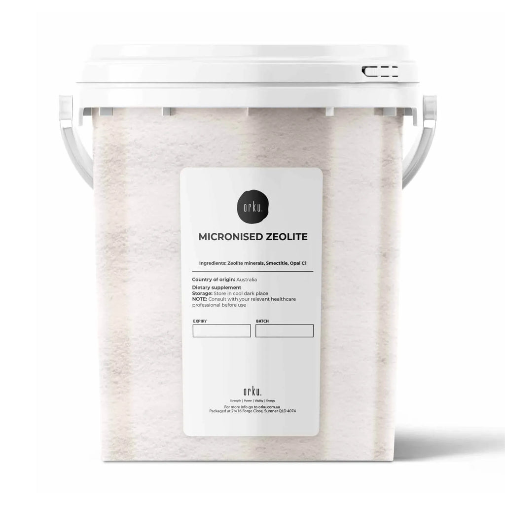 Orku 800g Ultrafine Micronised Zeolite Powder Tub Natural Clinoptilolite Mineral