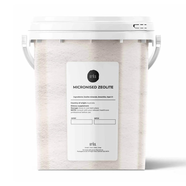 Orku 800g Ultrafine Micronised Zeolite Powder Tub Natural Clinoptilolite Mineral