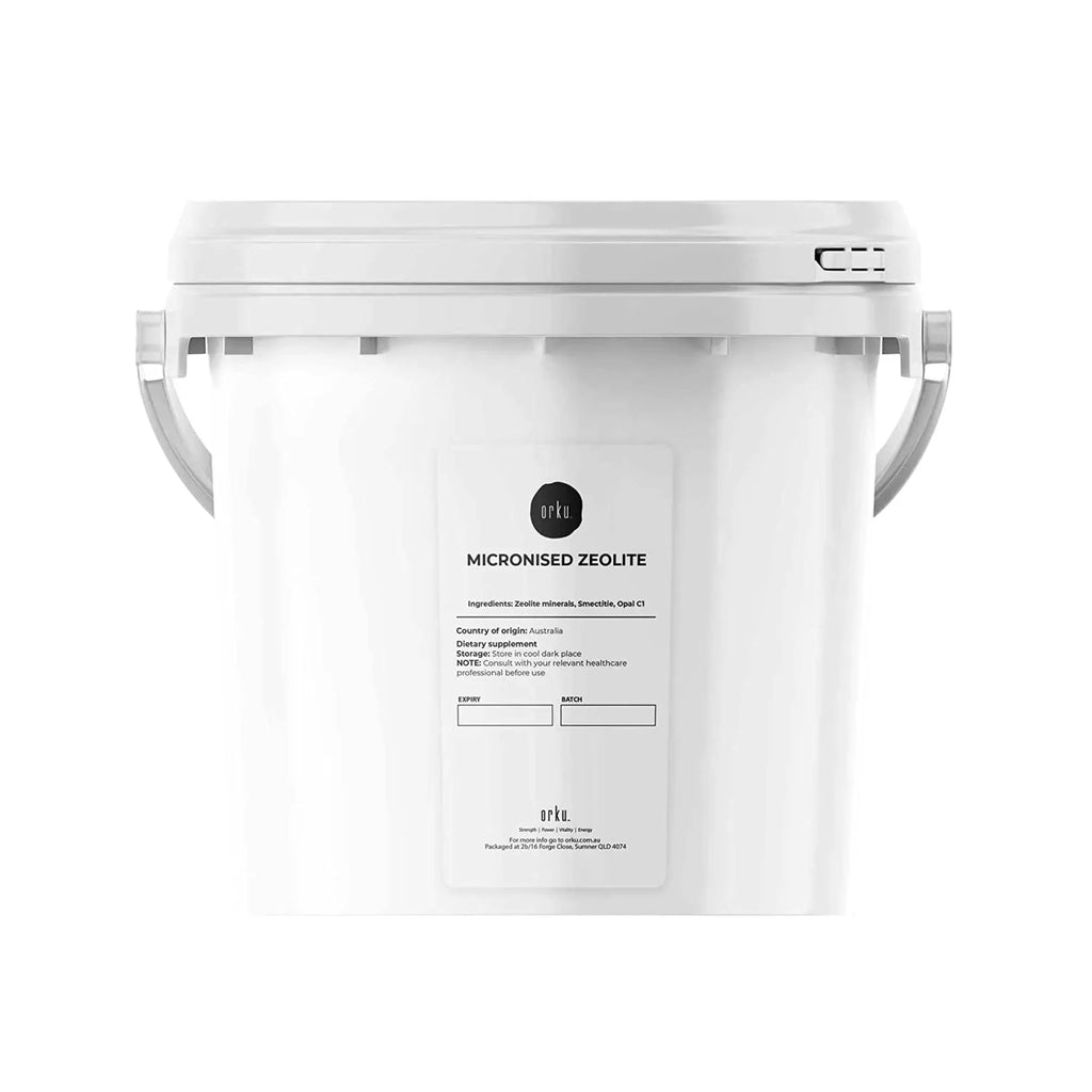 Orku 5kg Ultrafine Micronised Zeolite Powder Tub Natural Clinoptilolite Mineral
