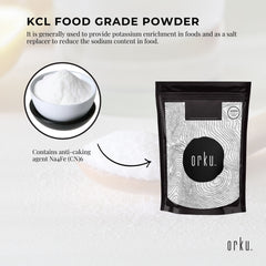 2Kg Potassium Chloride Powder - Pure E508 Food Grade Salt Substitute Replacer