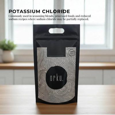 Orku 5Kg Potassium Chloride Powder (KCl) - Food Grade E508 Salt Substitute
