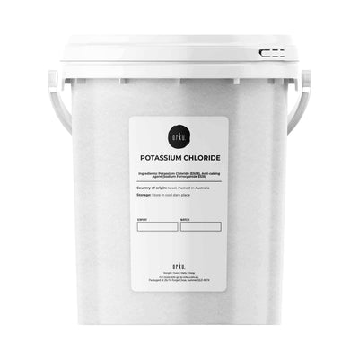 Orku 1.3Kg Potassium Chloride Powder Tub - Food Grade E508 Salt Substitute