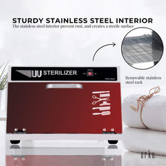 Orku 8L UV Steriliser Box Beauty Equipment Sanitising Salon Nail Tool Sterilizer