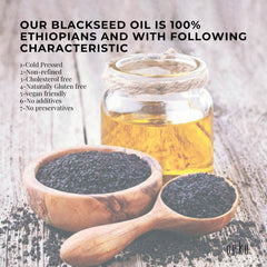 100ml Pure Black Seed Oil - 100% Ethiopian Nigella Sativa Cumin Cold Pressed