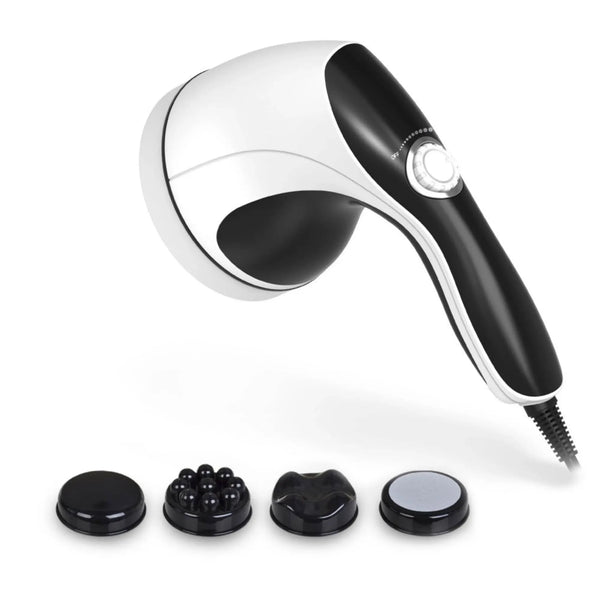 Orku Full Body Vibration Handheld Massager - 4 Heads Neck Shoulders Back Legs