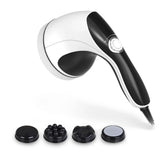 Orku Handheld Body Massager 4 Heads - Adjustable Speed for Neck Back Legs