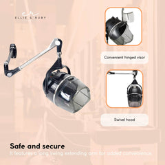 Hanging Hooded Hair Dryer Wall Mounted Bonnet Hood Hairdryer Salon Equipment