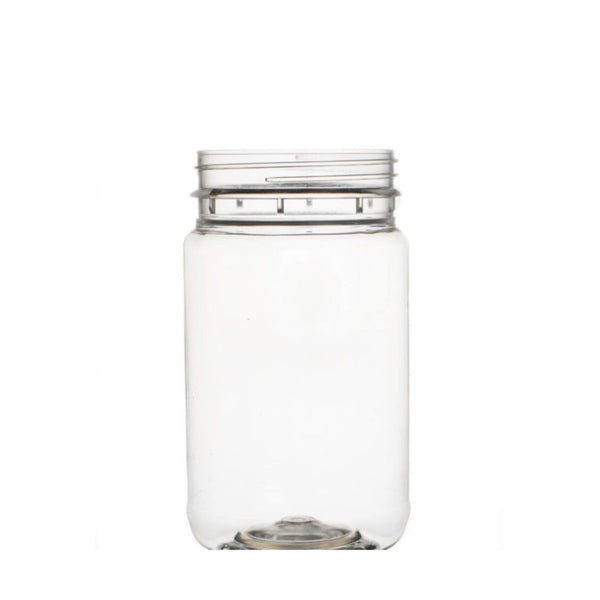 10x 500g Plastic Honey Jars + Lids - Round Clear Food Grade Packaging Containers