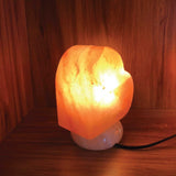 Orku Heart Shaped Himalayan Pink Salt Lamp - Hand Carved Love Night Light