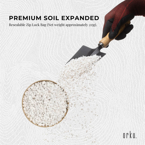 Orku 50L Perlite Coarse Premium Soil Expanded Medium Plants Hydroponics
