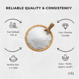 Orku 100g USP Epsom Salt Crystals Magnesium Sulphate - Bath Soak Salts