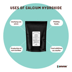 100g Food Grade Calcium Hydroxide Powder - FCC Hydrated Slaked Pickling Lime