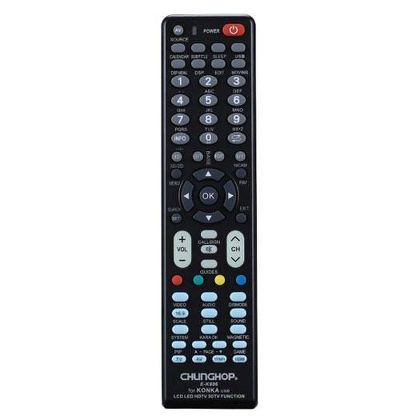 Chunghop Universal TV Remote Control Compatible with Konka LCD Smart HD Plasma