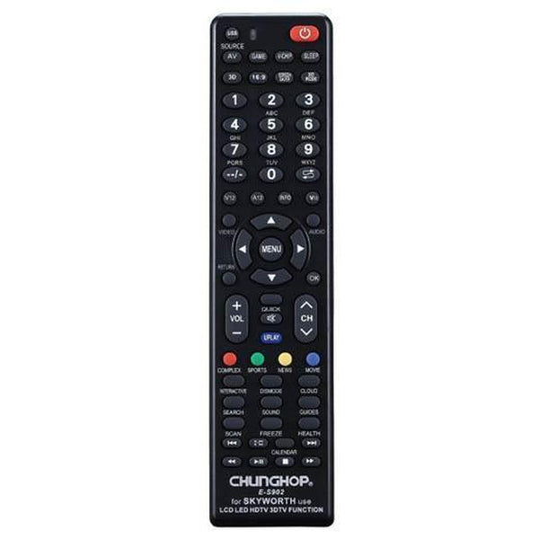Chunghop Universal TV Remote Control Compatible with Skyworth LCD Smart HD Plasm