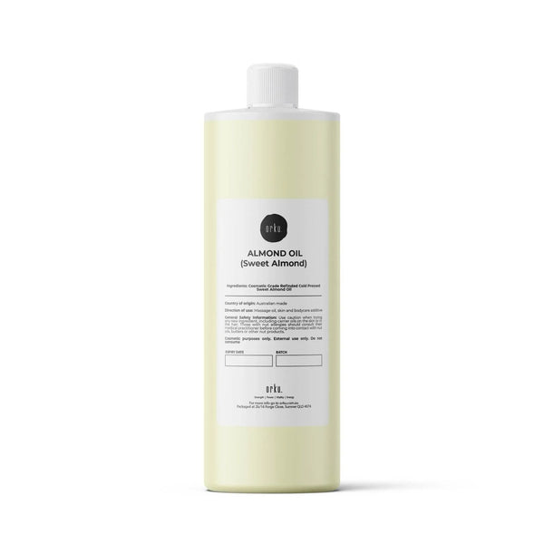 Orku 250ml Sweet Almond Oil 100% Pure Refined Cosmetic Carrier Skin Hair