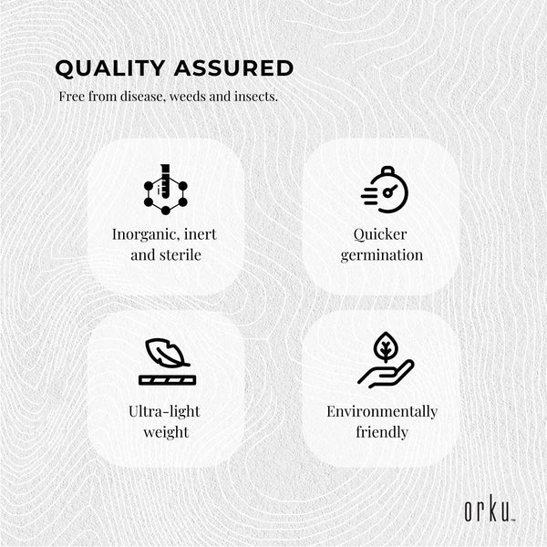 50L Perlite Medium Premium Soil Expanded Plant Growing Media Plants Hydroponics