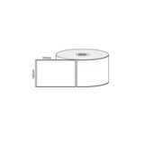 1 Roll x 400 Label Stickers 102x150mm - Direct Thermal White Shipping Labels