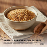 Orku 800g Organic Golden Linseed Flaxseed Whole Grain Non GMO - Tub