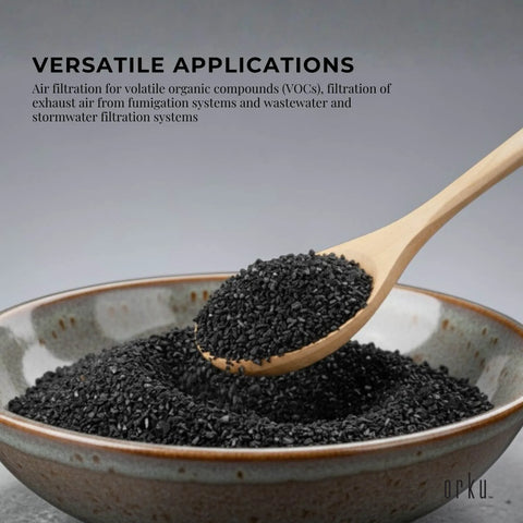 Orku Bulk 10Kg Granular Activated Carbon GAC Coconut Shell Charcoal Filtration