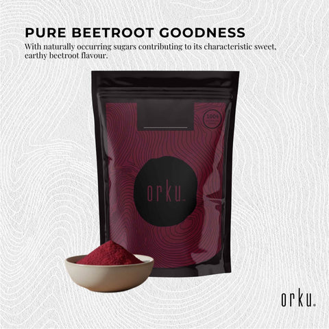 Orku 1Kg Organic Beetroot Powder ACO Certified 100% Pure Beet Root