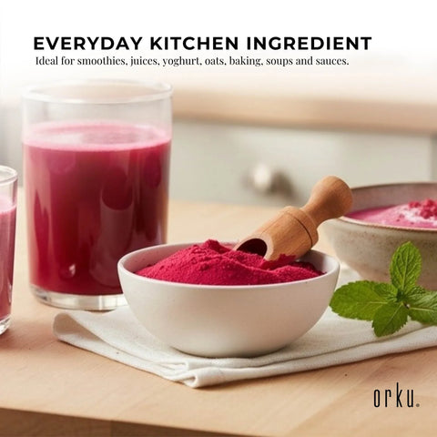 Orku 1Kg Organic Beetroot Powder ACO Certified 100% Pure Beet Root