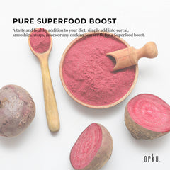 800g Organic Beetroot Powder Bucket Superfood Beet Root Supplement Beta Vulgaris