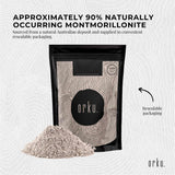 Orku 2Kg Organic Bentonite Clay Powder Cosmetic Grade Montmorillonite