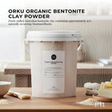 Orku 1.1Kg Organic Bentonite Clay Powder Cosmetic Grade Montmorillonite