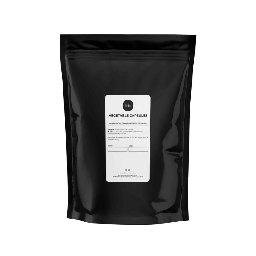 100x Empty Vegetable Capsules - Unfilled Size 0 Vege Vegan Clear Caps