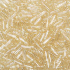 100x Empty Vegetable Capsules - Unfilled Size 0 Vege Vegan Clear Caps