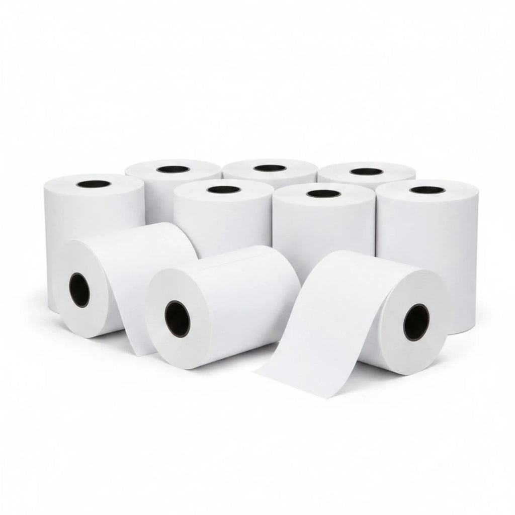 10x Thermal Paper Rolls 80x80mm -  47.5m Register EFTPOS POS Receipt Bulk