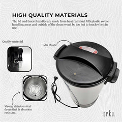 8L Orku Candle Wax Heater With Core Heating Tap - Electric Warmer Melter Pot