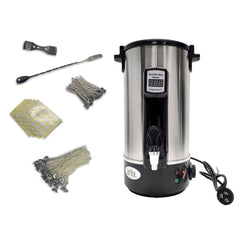 8L Orku Candle Wax Heater With Tap And Accessories - Candle Making Melter Pot