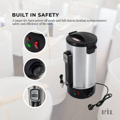 10L Orku Candle Wax Heater With Tap And Accessories - Candle Making Melter Pot