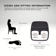 Foot Spa Automatic Water Heating Massager - Electric Pedicure Bath