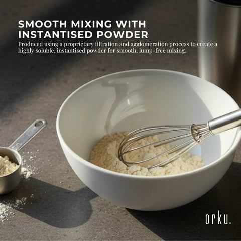 Orku 500g Whey Protein Isolate Powder WPI 90% Unflavoured Native Tub