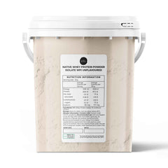 Orku 500g Native Whey Protein Isolate Powder - Unflavoured WPI Bucket