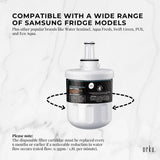 Orku Fridge Water Filter Cartridge Replacement for Samsung - RFC1100A RWF1100