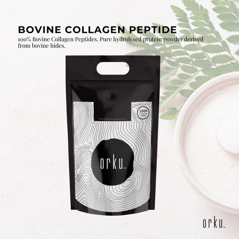 Orku 5Kg Bovine Collagen Peptides Powder Hydrolysed Protein Unflavoured
