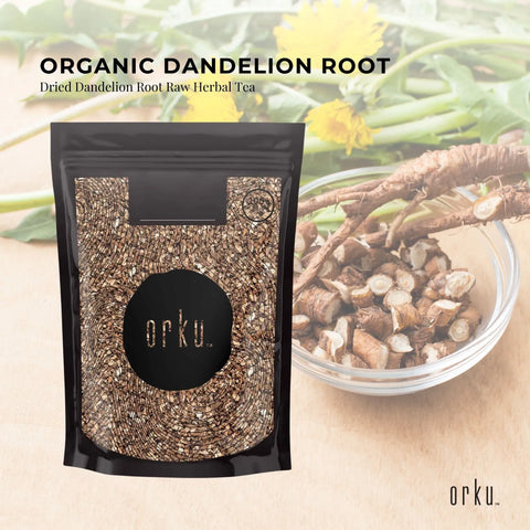 Orku 400g Organic Dandelion Root - Dried Raw Herbal Tea