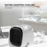 Orku USB Mini Evaporative Air Cooler Fan White - 300 Ml Water Tank