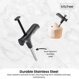 1x Kitchee Coconut Opener - Stainless Steel Hole Punch Kitchen Tool
