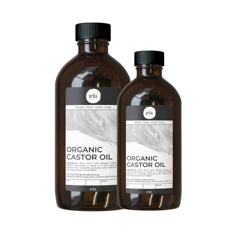 Orku 1.5L Organic Castor Oil - Hexane Free Cold Pressed