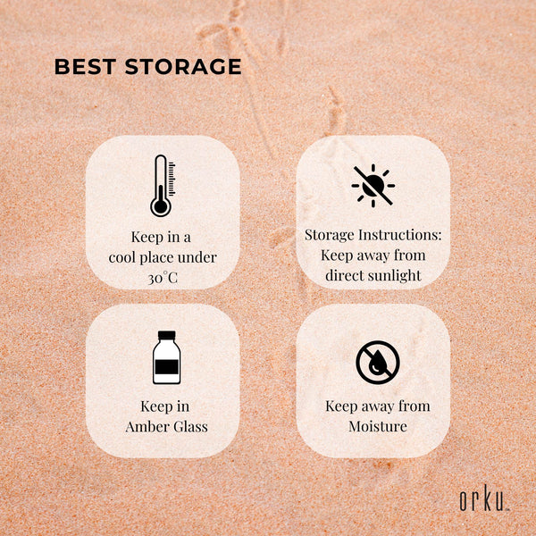 Orku 25ml Pure Emu Oil with Dropper - Undiluted Natural Dromaius Novaehollandiae