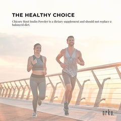 Orku 100g Chicory Root Inulin Powder - Unflavoured Natural Prebiotic Fibre