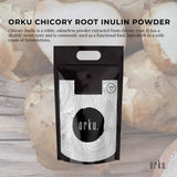 Orku 5Kg Chicory Root Inulin Powder - Unflavoured Food Ingredient