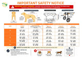 Rooster Farms Little Dog Wheelchair Small Harness - Adjustable Back Leg Aid