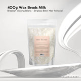 400g Wax Beads Milk - Brazilian Waxing Beans - Stripless Bikini Hair Removal